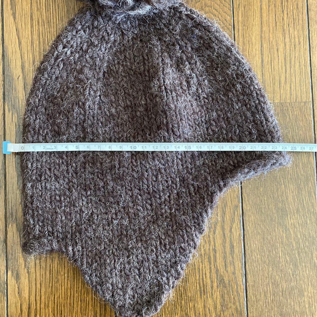 NUMBER (N)INE ポンポン付きニット帽 ONE SIZE