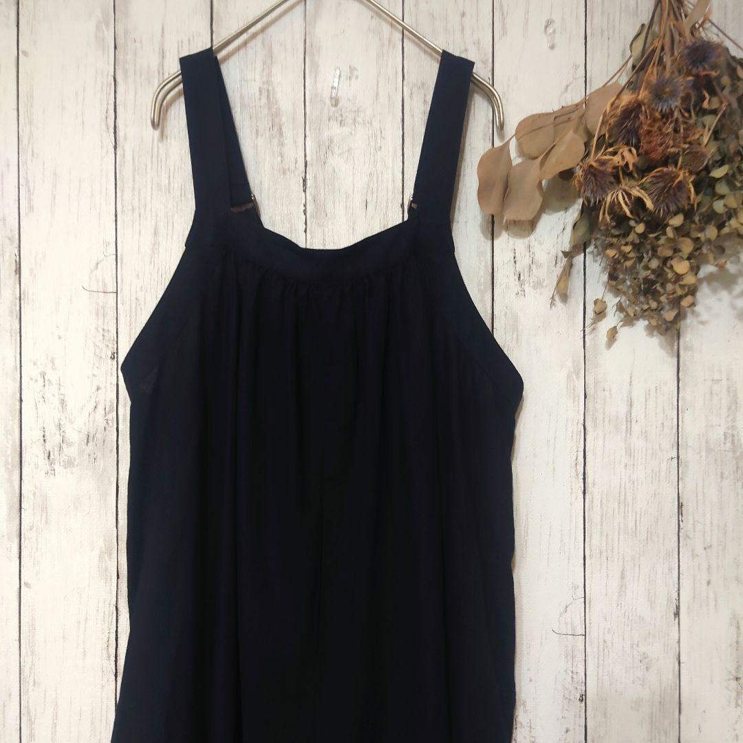 新品 JOURNAL STANDARD ギャザーサロペット ネイビー