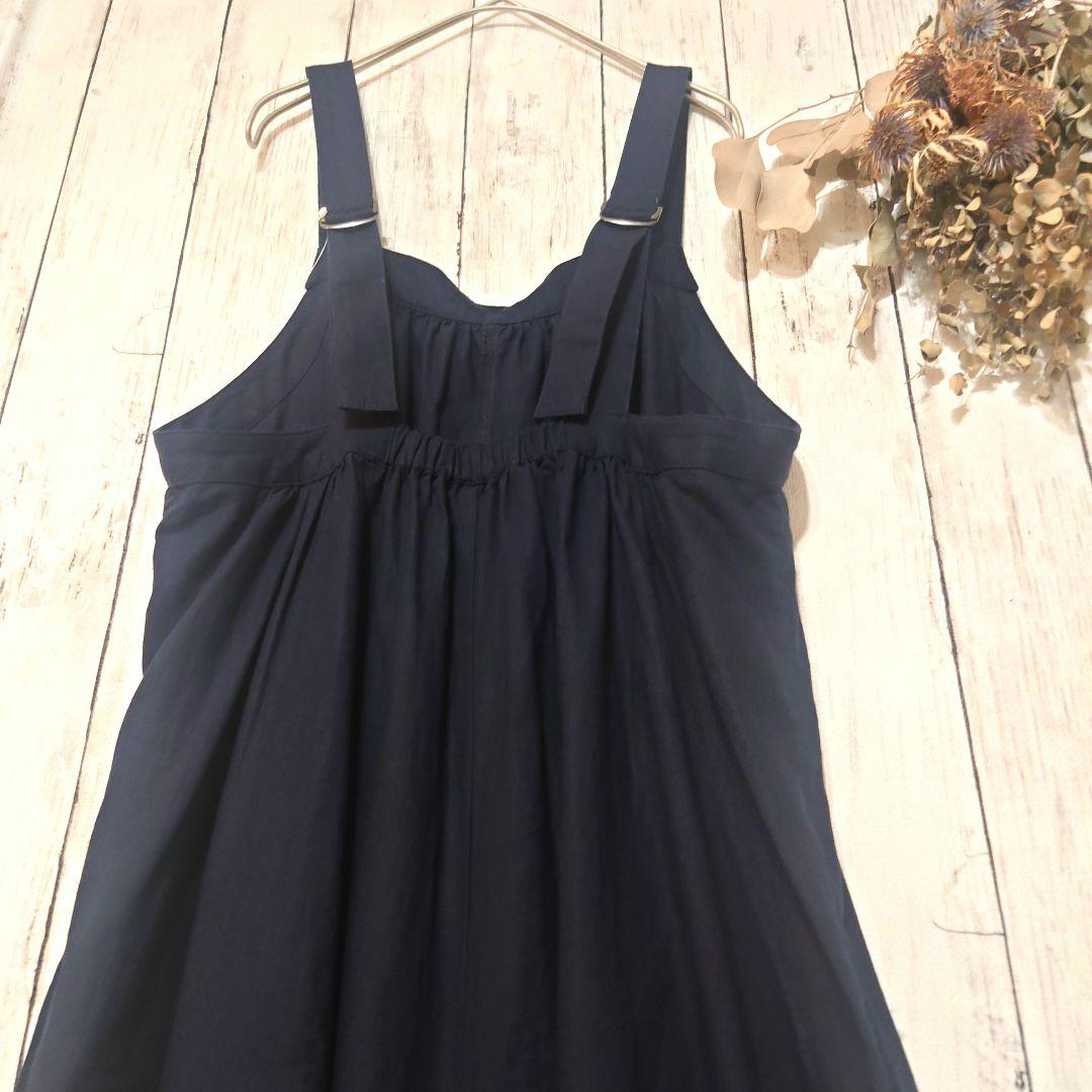 新品 JOURNAL STANDARD ギャザーサロペット ネイビー