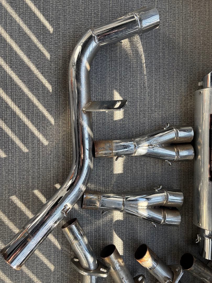 プリティーレーシング　cb400sf フルエキマフラー