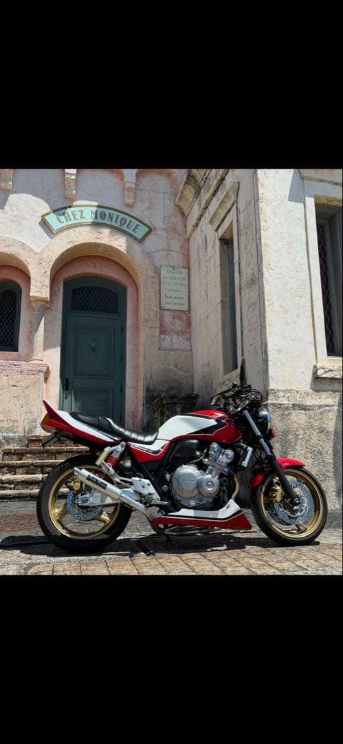 プリティーレーシング　cb400sf フルエキマフラー