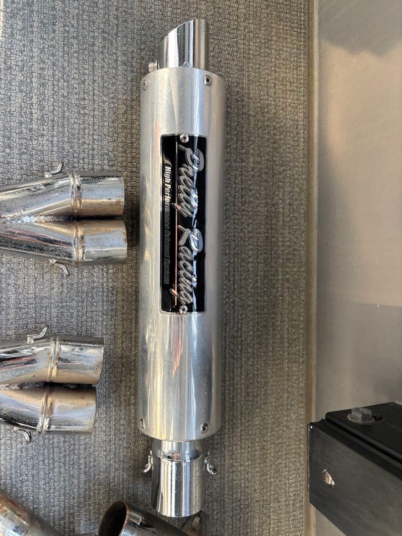 プリティーレーシング　cb400sf フルエキマフラー