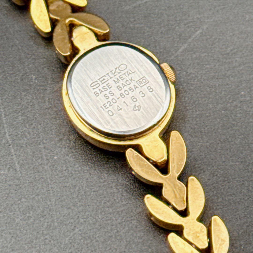 SEIKO レディース腕時計 稼働品 金色 宝飾ブレス セイコー