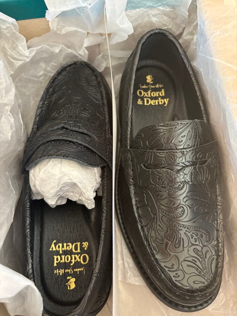 London Shoe Make ペイズリーローファー ブラック　新品未使用