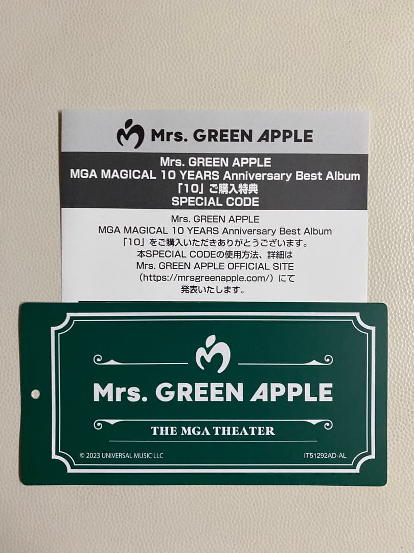 Mrs. GREEN APPLE 10 周年記念BOX