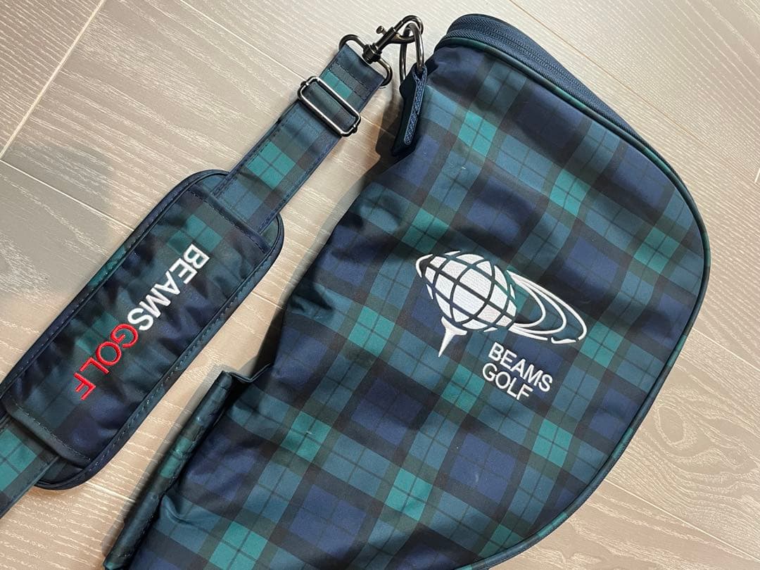 【美品】BEAMS GOLF クラブケース ブラックウォッチ柄
