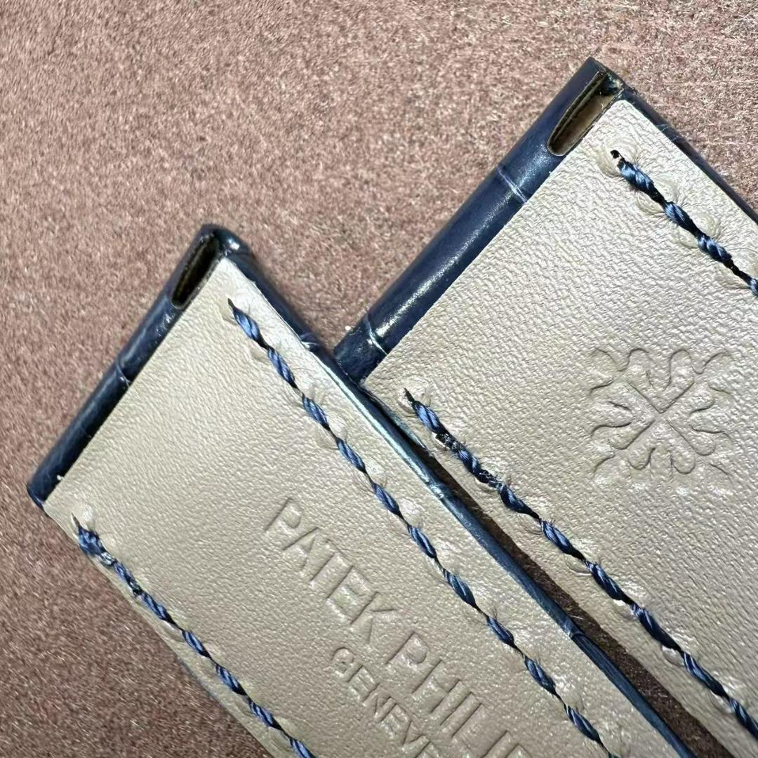 パテックフィリップ　5396R-015　専用ベルト　正規品　ネイビーブルー