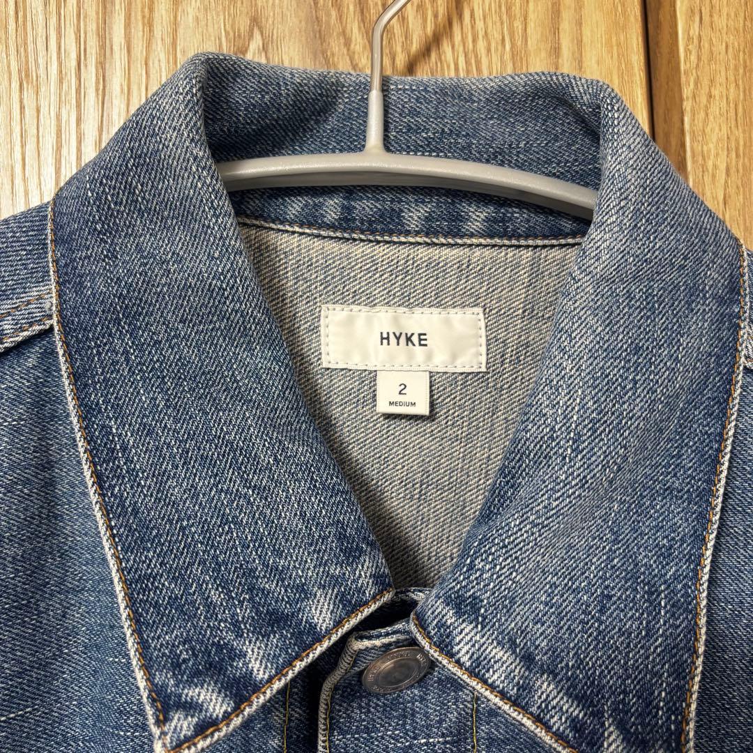 【HYKE】BALOON SLEEVE DENIM JACKET