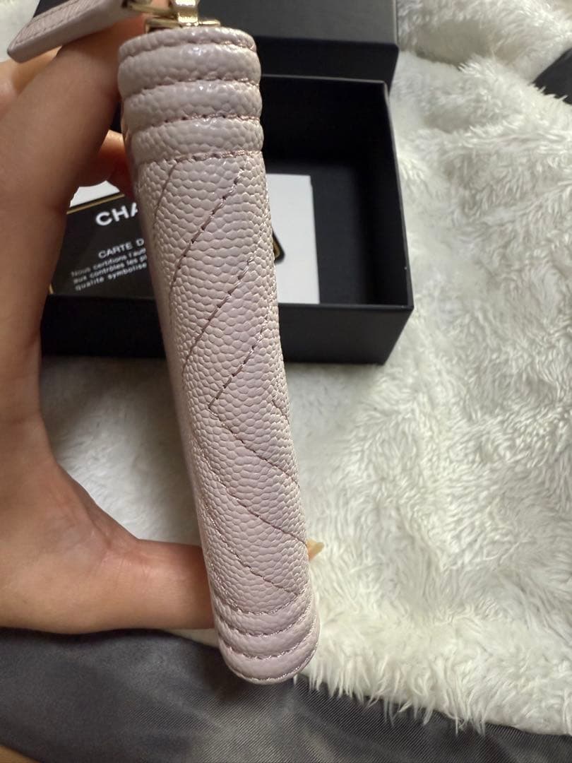 【新品未使用】CHANELボーイシャネル Vステッチケース