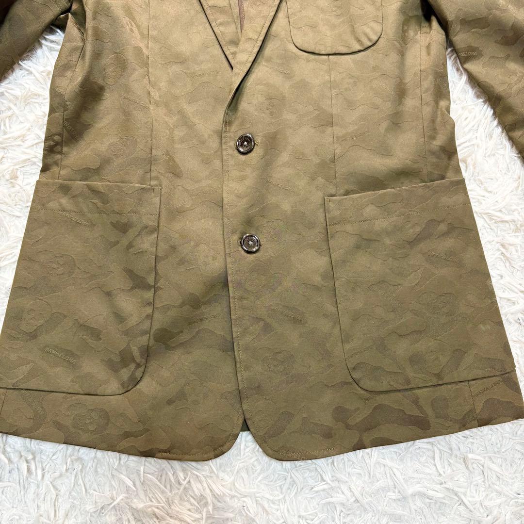 マークアンドロナ　テーラード　カモフラ　M