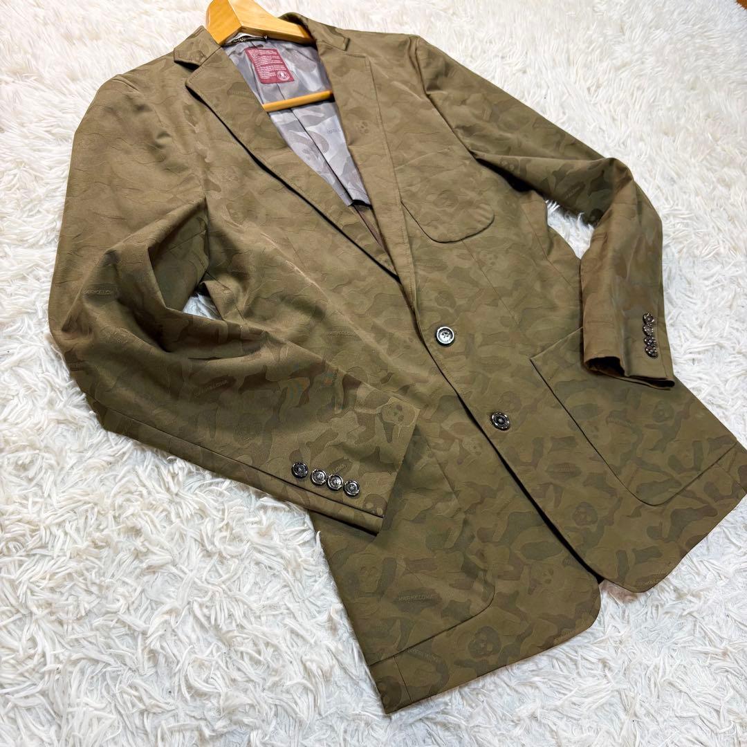 マークアンドロナ　テーラード　カモフラ　M