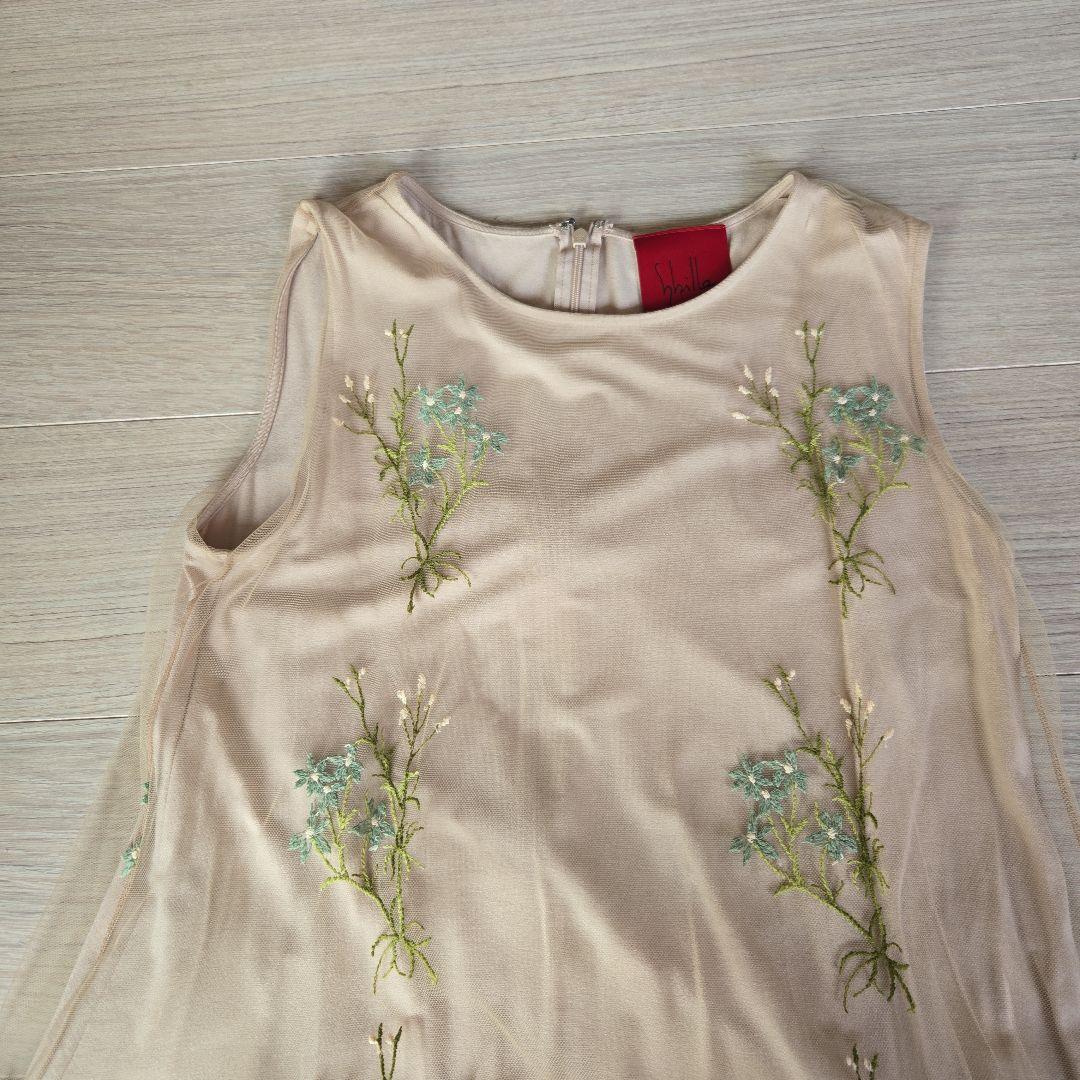 シビラ　リーフ刺繍ワンピース　M