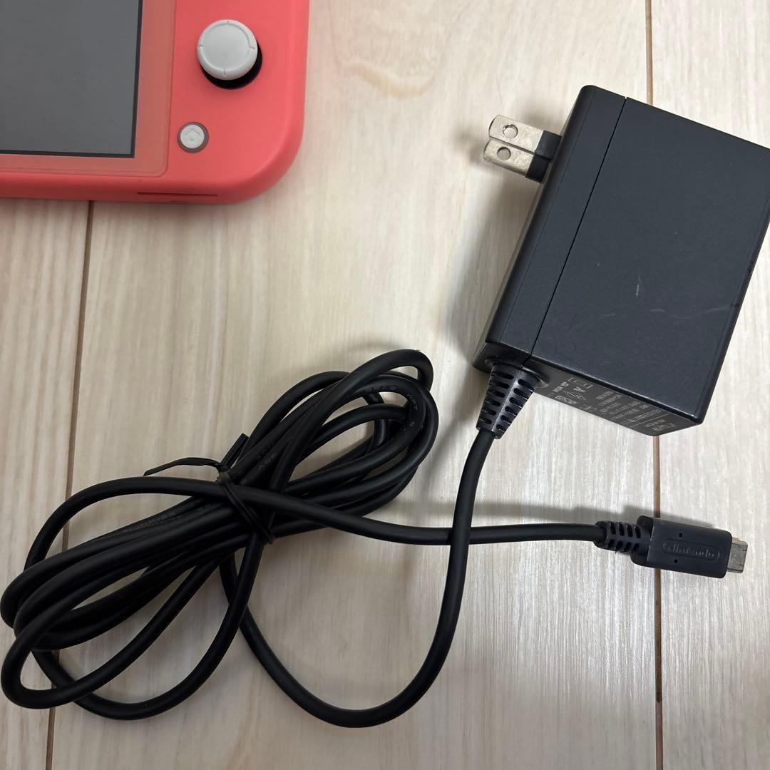 Nintendo Switch Lite コーラル色 ACアダプター付き