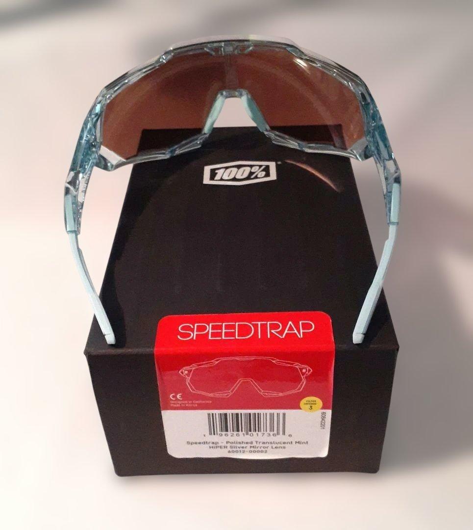 100% SPEEDTRAP クリアミント ワンハンドレッド サングラス