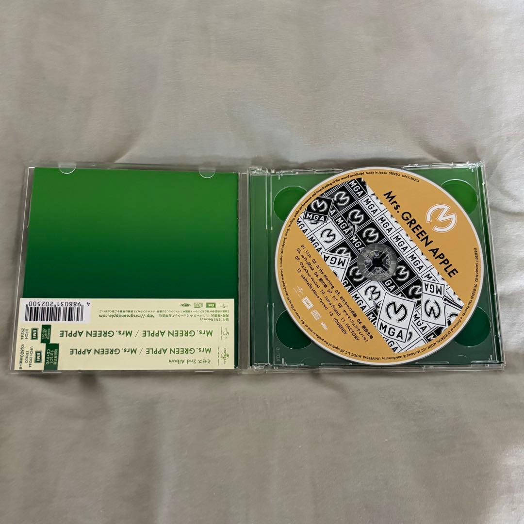 Mrs. GREEN APPLE 初回限定盤 ミセスグリーンアップル