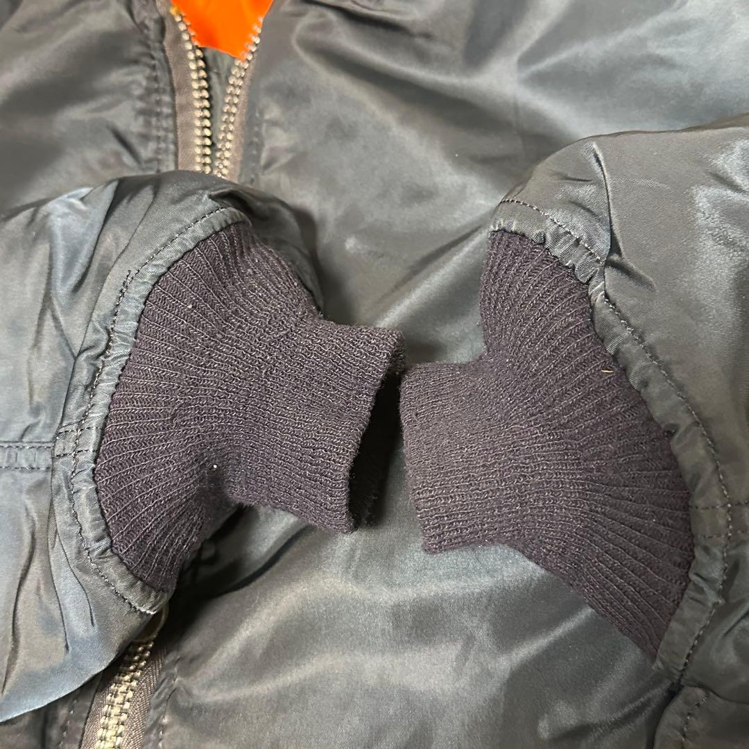 90s USA製 ALPHA INDUSTRIES【XXL】 MA-1 ネイビー