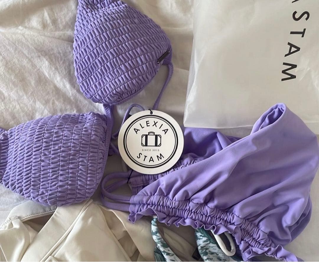 ALEXIA STAM ビキニ　パープル最終値下げ‼️