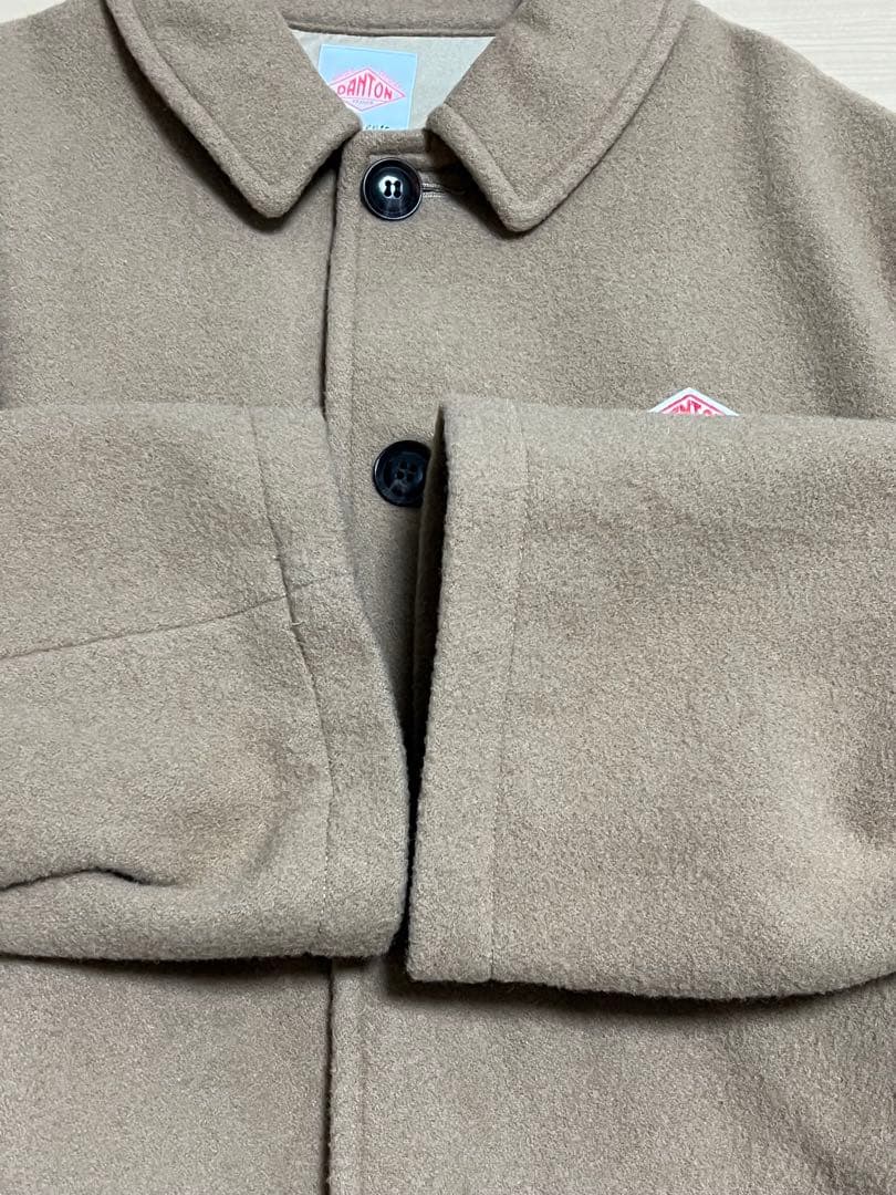 DANTON ダントン　ウールコート　36 キャメル