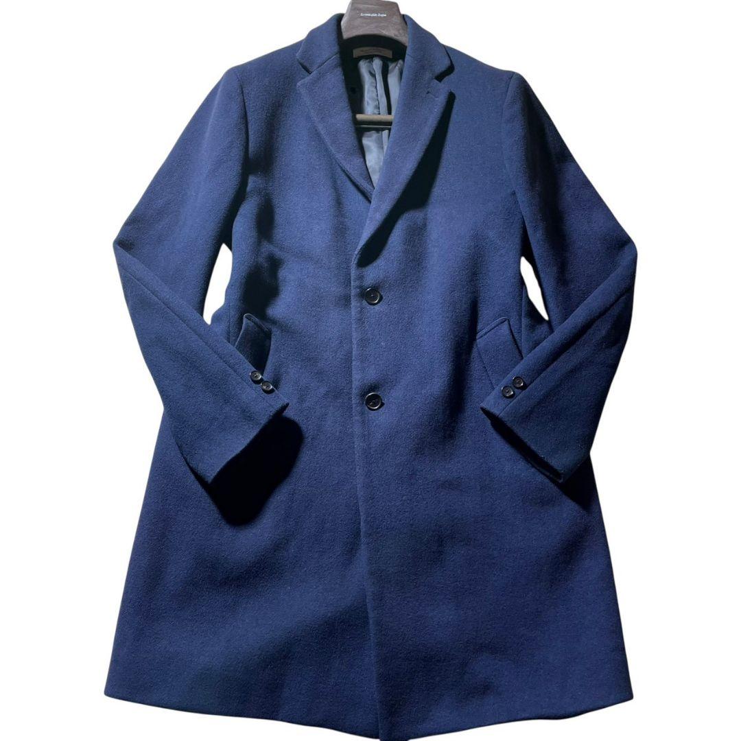 【希少サイズ】ユナイテッドアローズ ソリッド メルトン チェスターコート