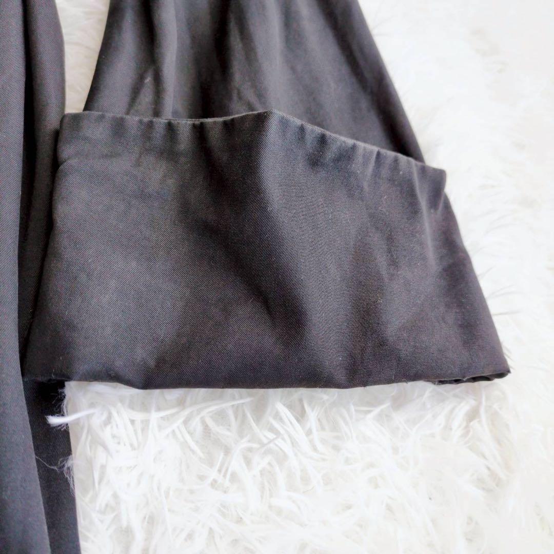 ◾︎希少◾︎ セリーヌ トレンチコート ワイドスリーブ エンブレム ブラック 36