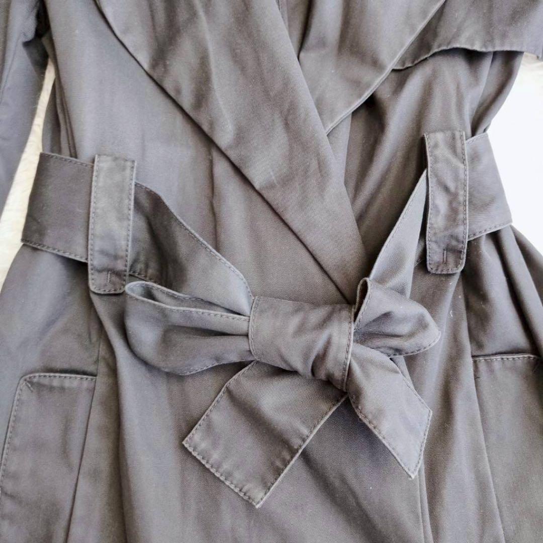 ◾︎希少◾︎ セリーヌ トレンチコート ワイドスリーブ エンブレム ブラック 36