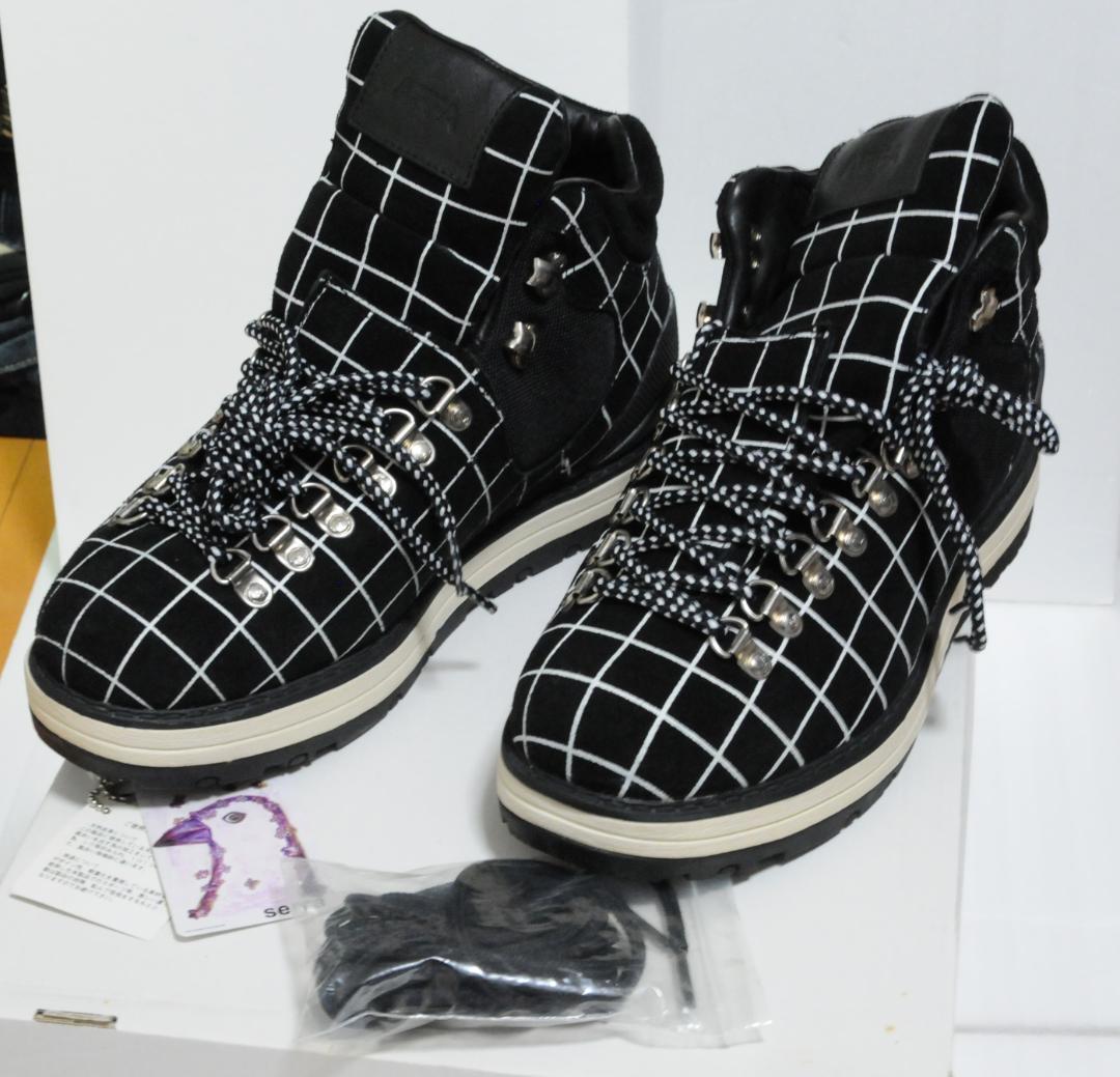 visvimSERRA × Fragment × AFFA ブラック US8 ①