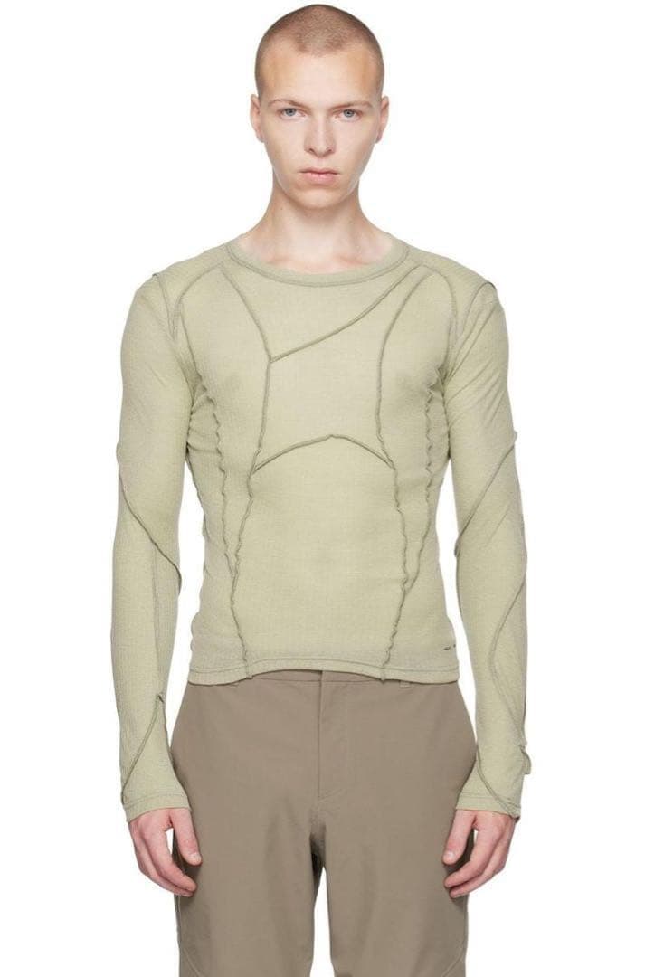 トップス heliot emil CRYOSPHERE SHEER T-SHIRT