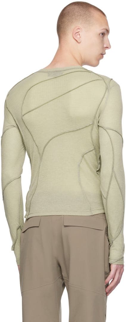 トップス heliot emil CRYOSPHERE SHEER T-SHIRT