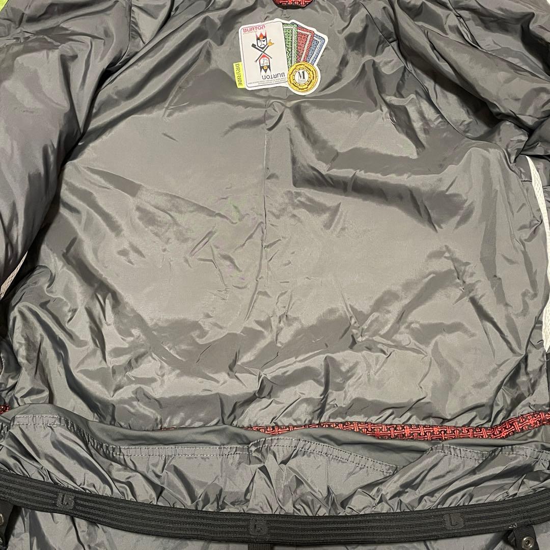 BURTONバートンスノーボードウェアスキーウエアジャケット上白ホワイト黄緑希少