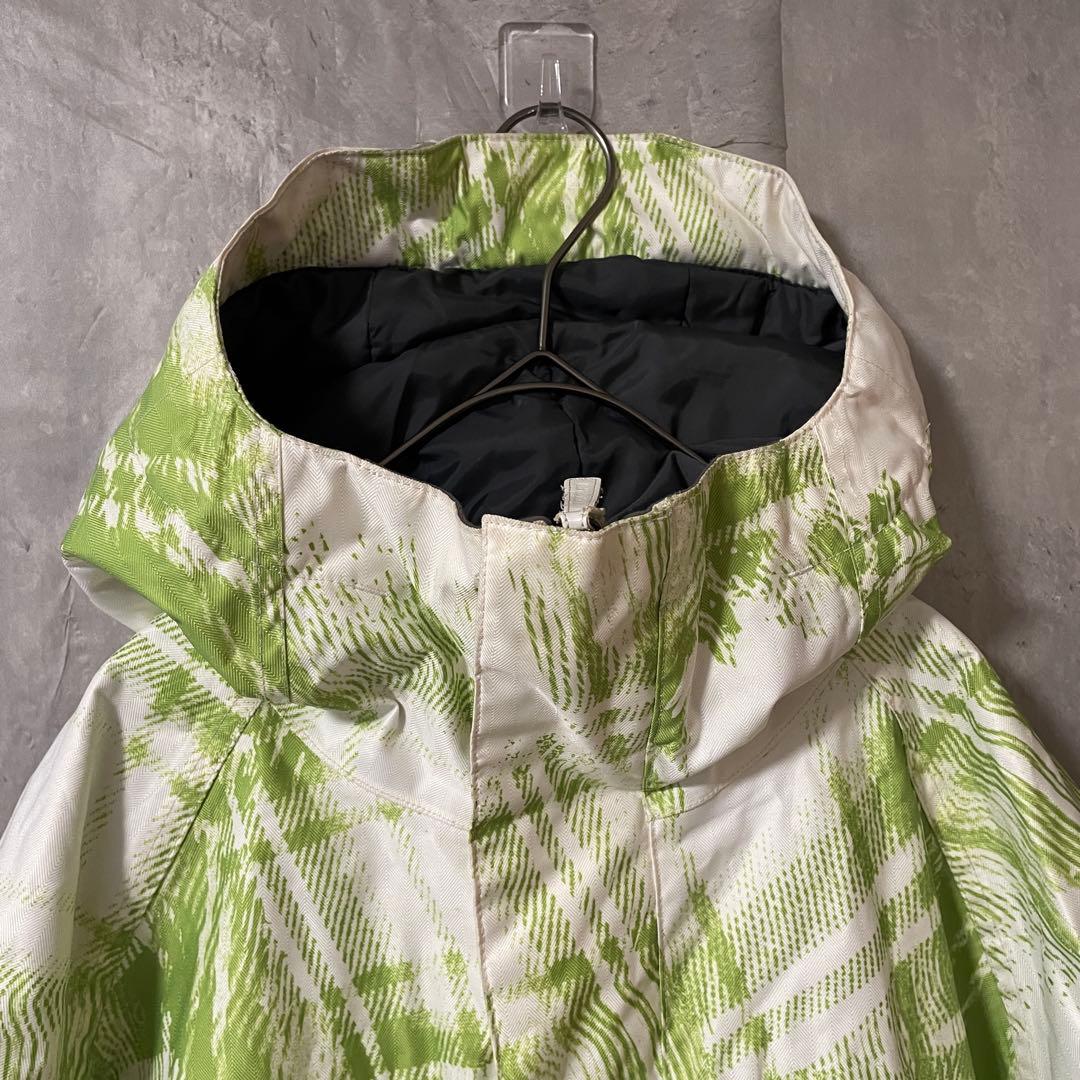 BURTONバートンスノーボードウェアスキーウエアジャケット上白ホワイト黄緑希少