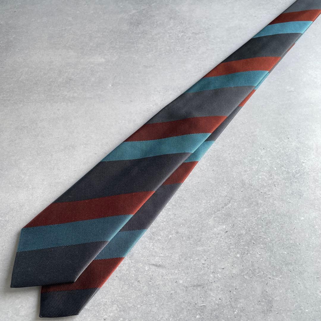 最終価格25年秋冬新作FRANCOBASSI ワイドストライプタイ