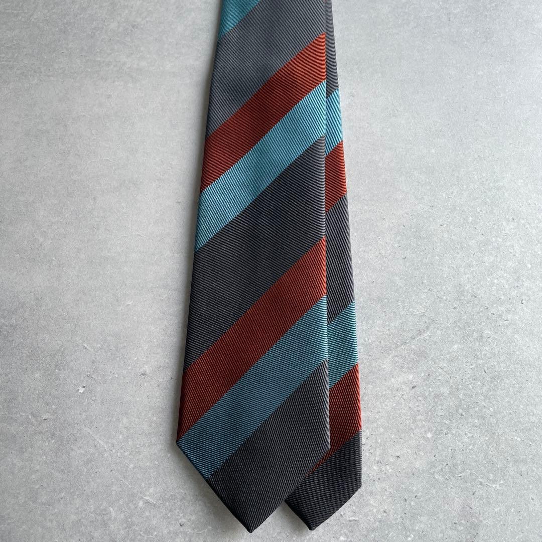 最終価格25年秋冬新作FRANCOBASSI ワイドストライプタイ