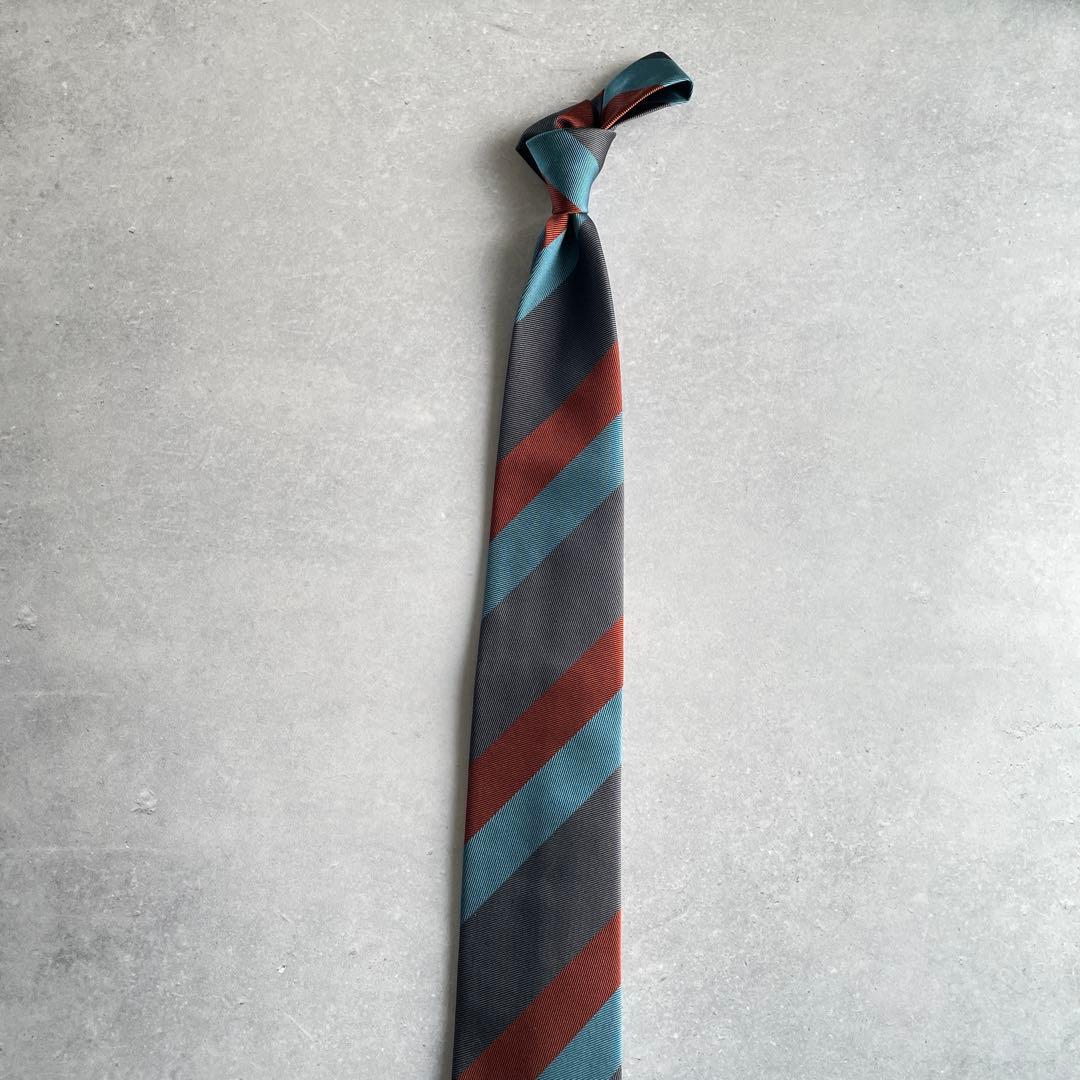 最終価格25年秋冬新作FRANCOBASSI ワイドストライプタイ