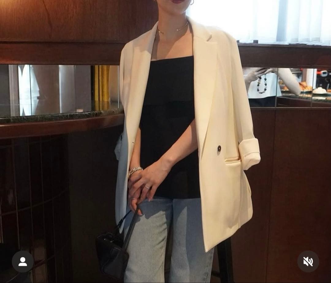 roughlow ジャケット ホワイト フリーサイズ 未使用