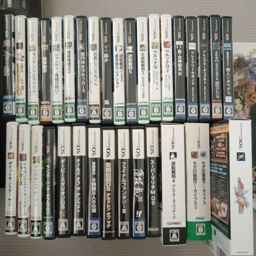 3DS/DSソフト　35本セット 洞窟物語　闘神都市　忍　高円寺サッカー３　他