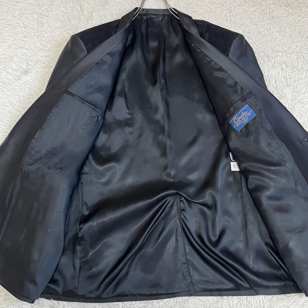 【美品】Made in USA ウエスタンテーラードジャケット 異素材 光沢