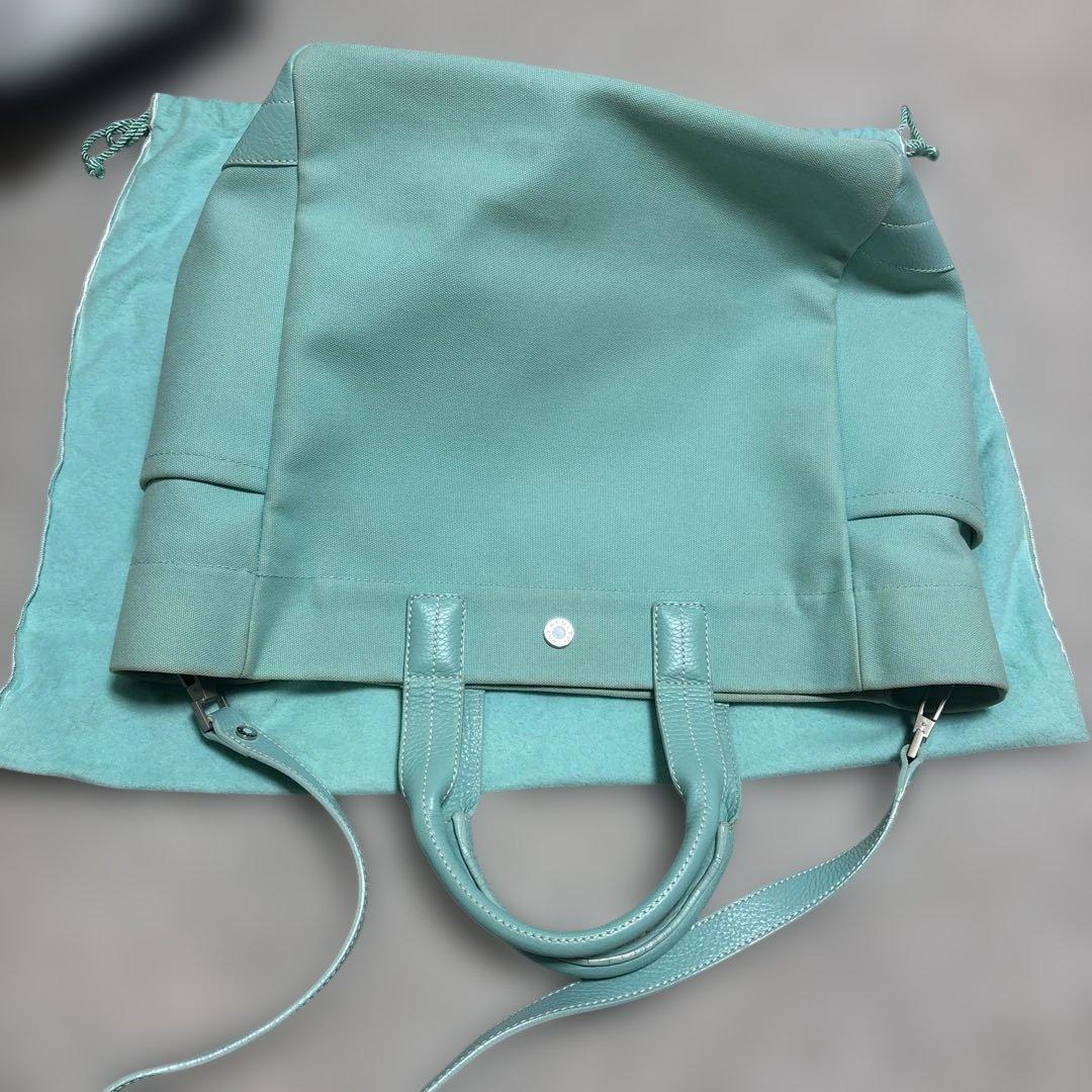 Tiffany キャンバス地ショルダーバッグ