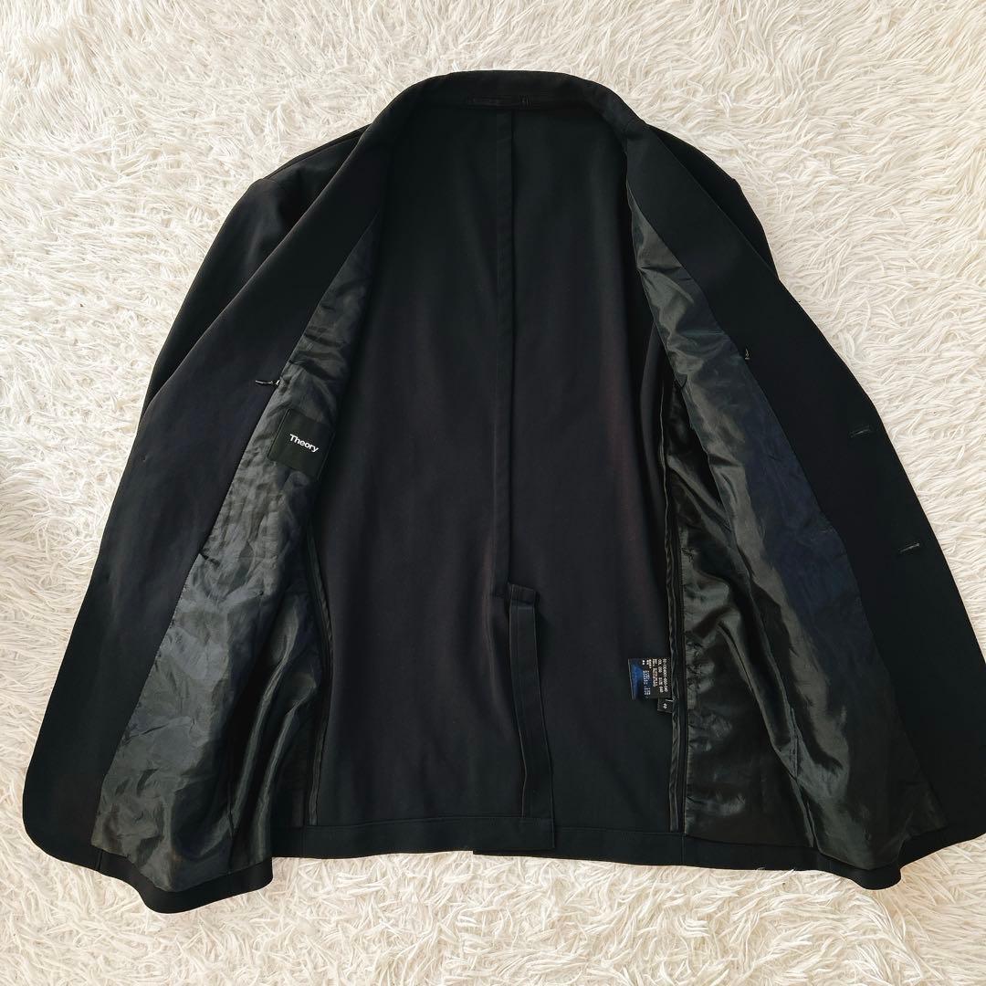 美品 Lサイズ セオリー テーラードジャケット 洗える ストレッチ 近年　黒