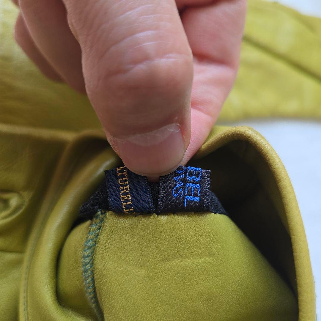 ISABEL CANOVAS フランスヴィンテージ　刺繍レザー手袋&ベルトセット