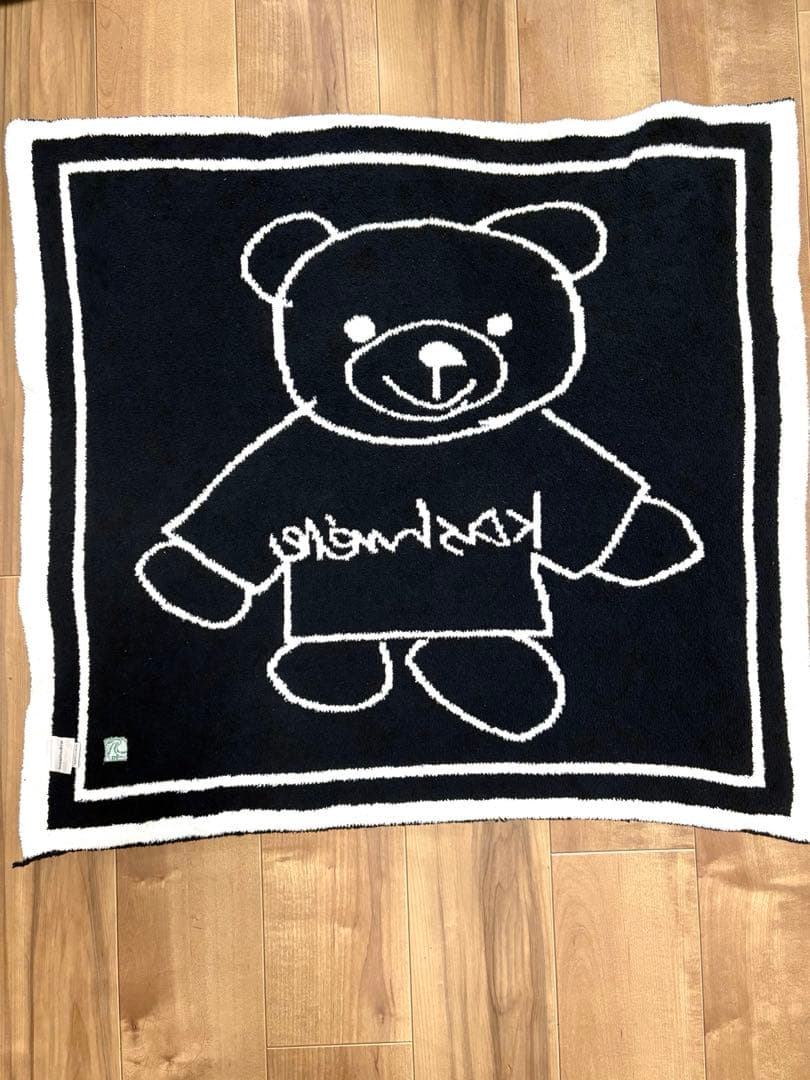 美品 kashwereクマ ブランケット