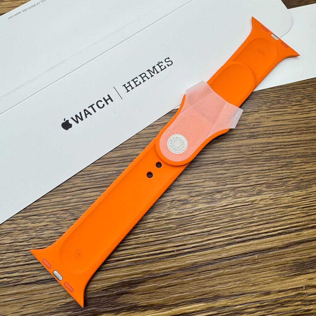 2517 未使用46㎜　Apple Watch エルメス　オレンジ　スポーツ