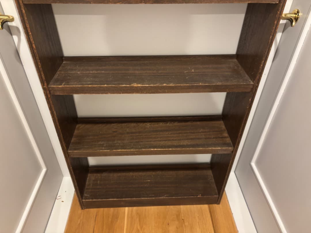 日本の古家具　レトロ本棚　シェルフ