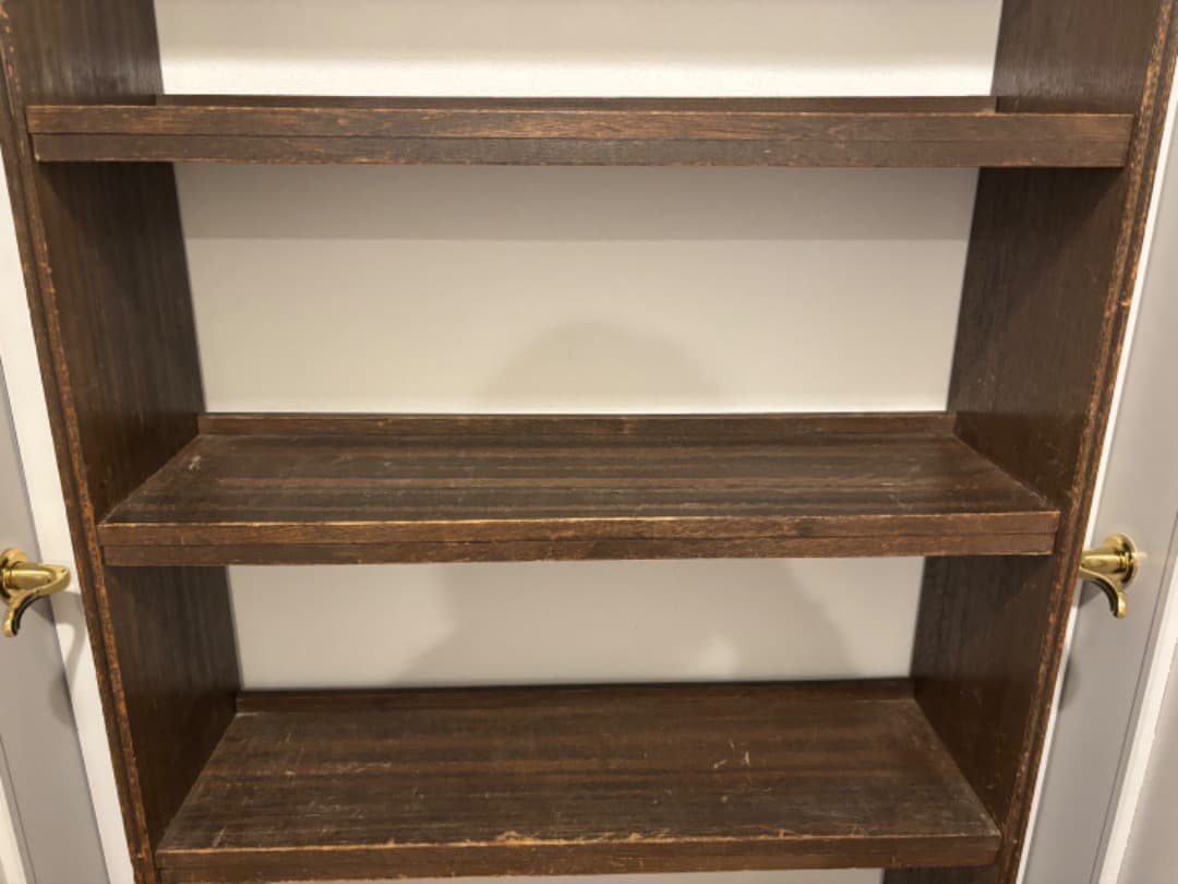 日本の古家具　レトロ本棚　シェルフ