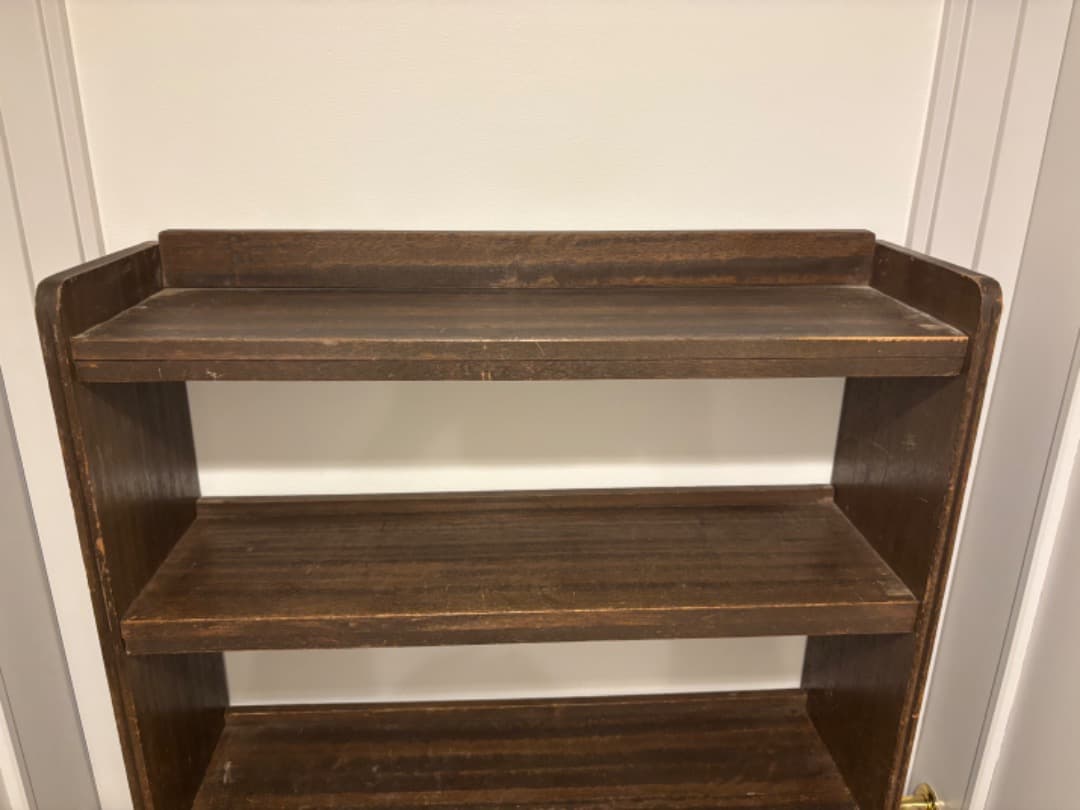 日本の古家具　レトロ本棚　シェルフ