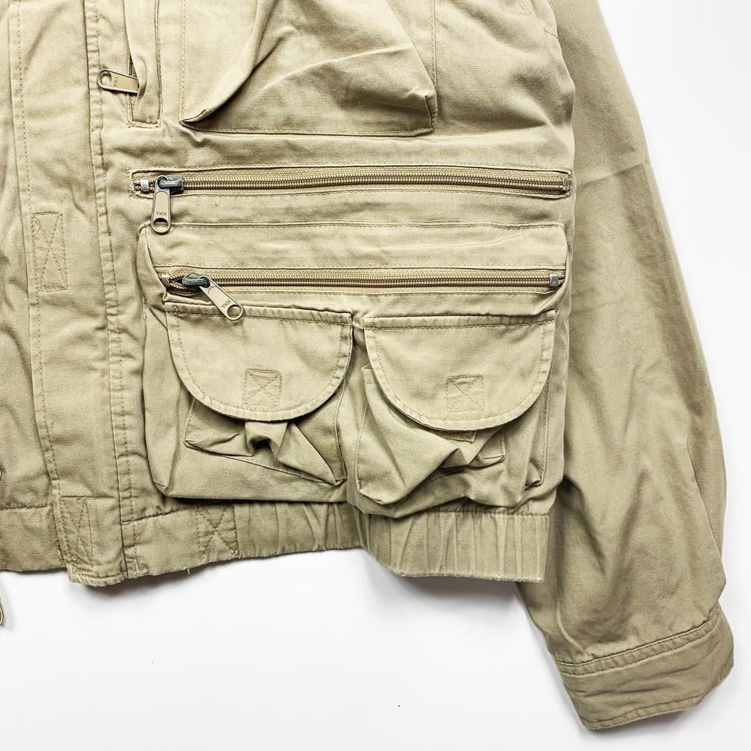 【傑作レア】90sコロンビアPFGフィッシングジャケットベストL◆古着ビンテージ