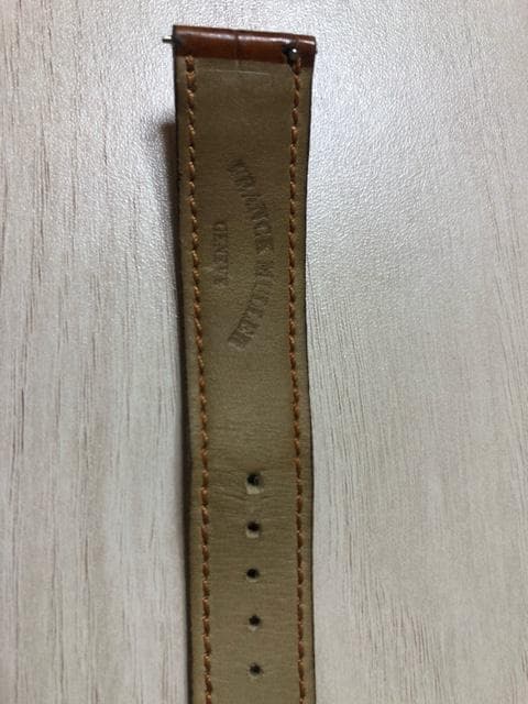 フランクミュラー ベルト 純正 ホワイトゴールド 尾錠 金具付