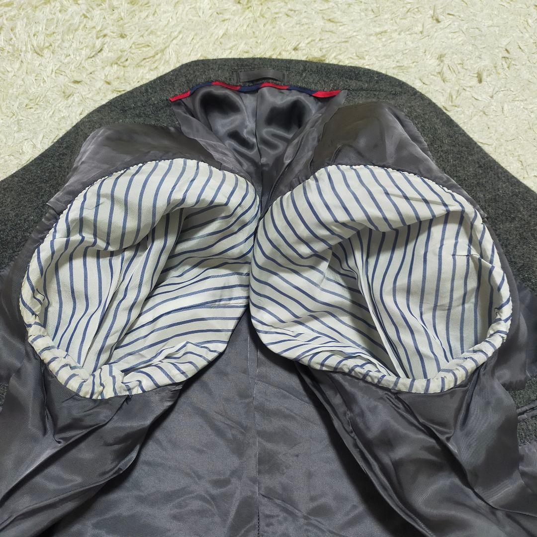 【大人ビジカジ】J.CREW×ハリスツイード・テーラードジャケット・灰・L~XL