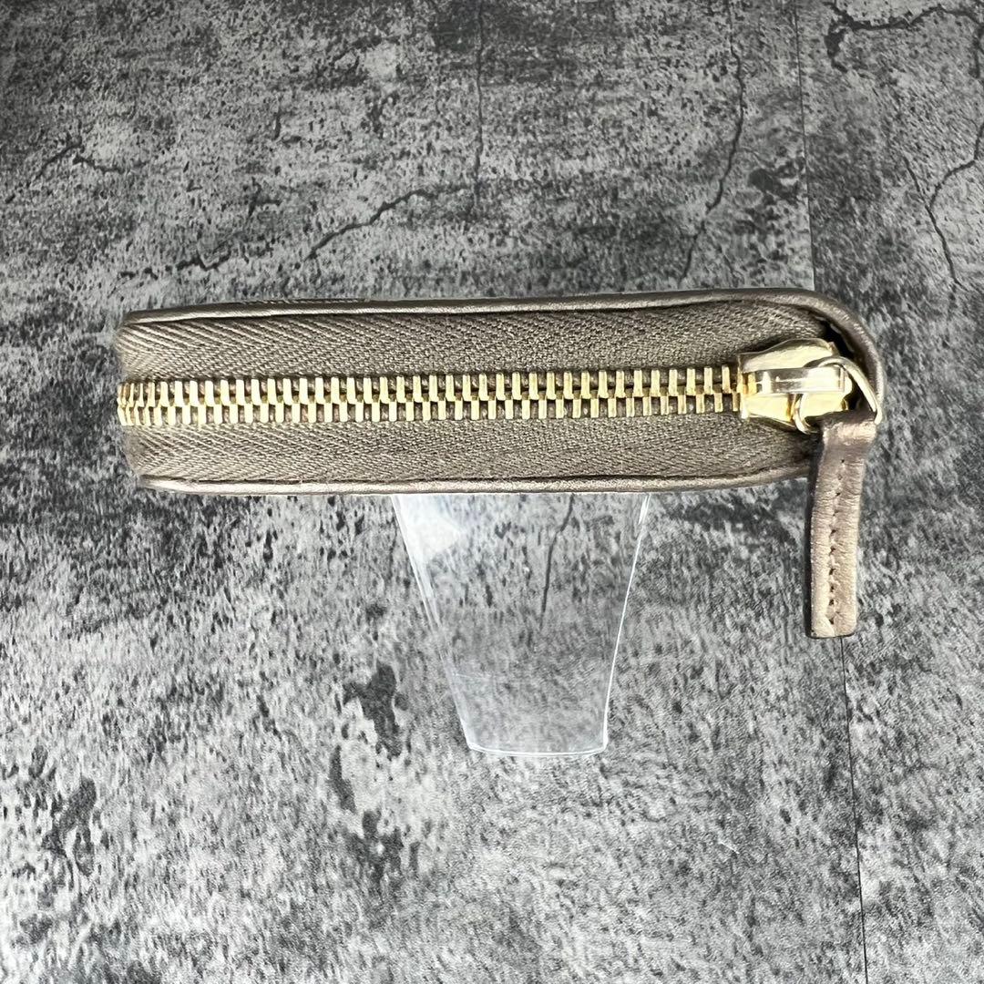 GUCCI GGキャンバス ラウンドファスナー 長財布