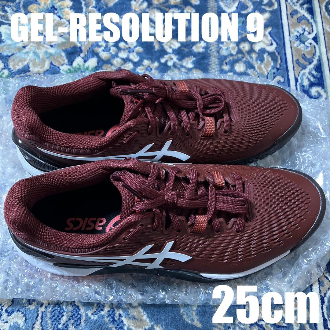【美品】ASICS GEL-RESOLUTION 9 OC 25cm