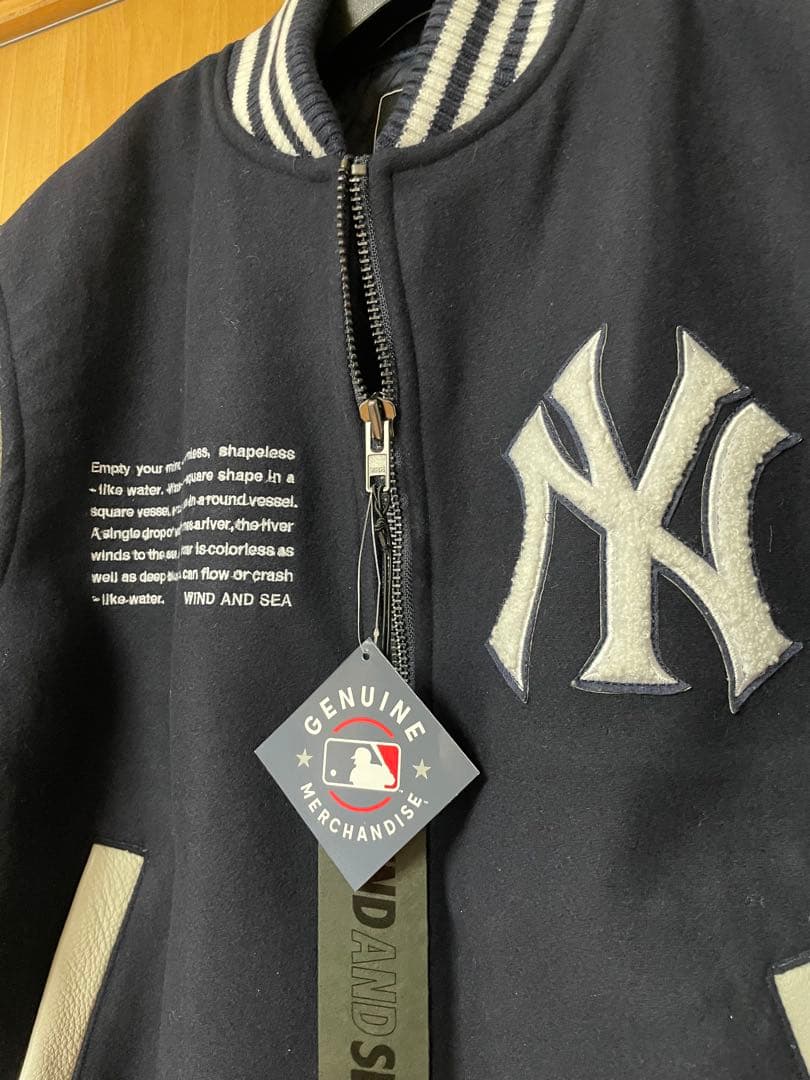 試着のみ MLB x WDS VARSITY JACKET スタジャン